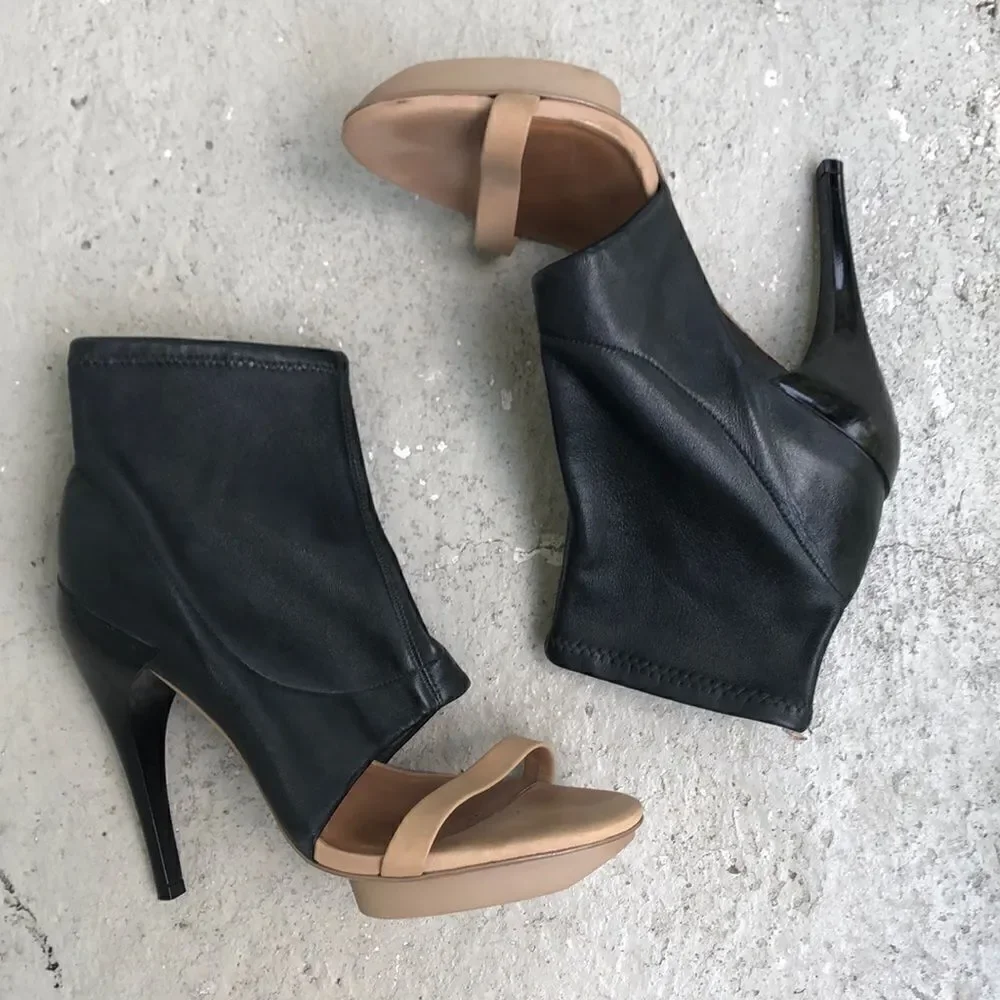 Alll Saints Stretch Leather open toe